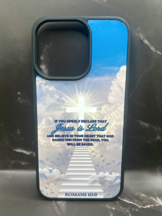 Jesus is Lord - Romans 10:9 Phone Case